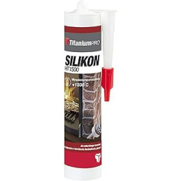 High Temperature Silicone Sealant Heat Resistant to 1500°C, Flues, Stoves, Glass