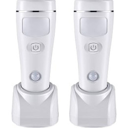 Enhon 4 in 1 LED Rechargeable Plug in Flashlights, 2 Pack LED Emergency Lights for Power Failure Emergency, Power Failure