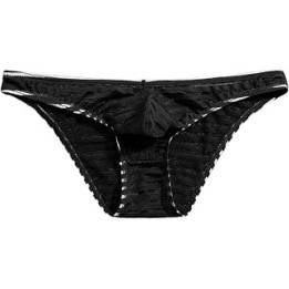 Mens Ice Silk Transparent Triangle Pants Thin Low Waist Mesh Summer Sexy Breathable Underwear Trendy Pants Head Basket for Man
