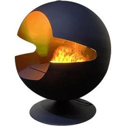 Electric Fireplace Stand Winter Vertical and Floor-Standing Electric Fireplace for The Living Room, Spherical Electric