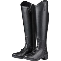 Syntovia Field Long Riding Boots UK 6 Regular Short Black