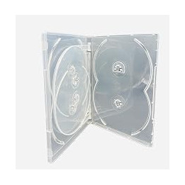 Vision Media - 6 Way Multi Super Clear DVD/CD Case (10pcs) 14mm Spine