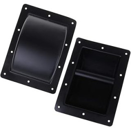ehbn9 2PCS Recessed Speaker Handles Black Metal Repair Sound Bar Stage Home Theater PA DJ Loudspeaker Professional Audio Studio