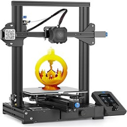 Official Creality Ender 3 V2 3D Printer with 32 Bit Silent Board Carborundum Glass Platform Integrated Structure Design and