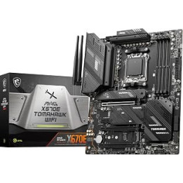 MSI MAG X670E TOMAHAWK WIFI Motherboard, ATX - Supports AMD Ryzen 7000 Series Processors, AM5 - 80A SPS VRM, DDR5 Memory Boost