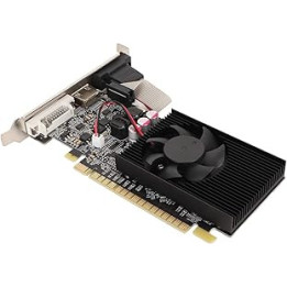 Bewinner GT730 Graphic Card, 2GB DDR3 Graphics Card, 64 Bit 810MHz 1000MHz Image Card Game Graphics Card with DVI VGA HDMI