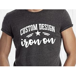 Custom design iron on decals | Personalised iron on decal transfer | Custom leaver iron on decal