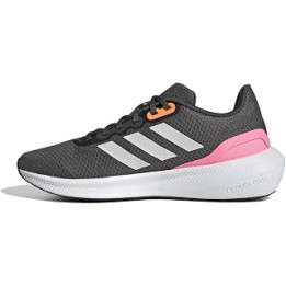 Women's RUNFALCON 3.0 W Sneaker, Grey six/Crystal White/Beam Pink, 5.5 UK