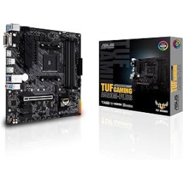 ASUS TUF Gaming A520M-Plus AMD A520 (Ryzen AM4) micro ATX motherboard with M.2 support, 1 Gb Ethernet, HDMI/DVI/D-Sub, SATA 6