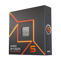 AMD Ryzen™ 5 7600X Processeur, 6 Cœurs/12 Threads Débridés, Architecture Zen 4, 38MB L3 Cache, 105W TDP, Jusqu'à 5,3 GHz