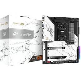 Asrock X670E TAICHI CARRARA, AMD X670, AM5, EATX, 4 DDR5, HDMI, 2 USB4, Wi-Fi 6E, 2.5G LAN, PD 3.0 27W, PCIe5, RGB, 4x M.2,