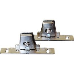 Kitchen Drawer Front Fixing Brackets ( One Pair ) Genuine Parts As Used By Many Kitchen Suppliers Such As Howdens Joinery