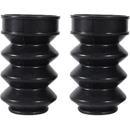 Motorcycle Front Fork Cover, 39mm Rubber Motorbike Front Fork Protector Gaiters Gators Boots For Dyna FX XL 883