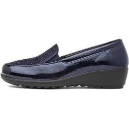 Susan Womens Blue Casual Shoe