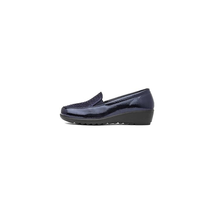 Susan Womens Blue Casual Shoe