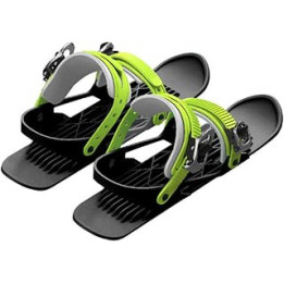 Mini Short Ski Skates Snow Shoes Short Skiboards,Mini Ski Skates Metal Snowboard Nylon Outdoor Ski Boots Winter Short for