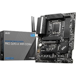 MSI PRO Z690-A WIFI DDR4 Motherboard ATX - Supports Intel Core 12th Gen Processors, LGA 1700 - 14 Duet Rail 55A VRM, Memory