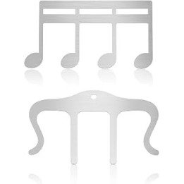 2 Pack Music Book Clips Music Book Page Holders Piano Sheet Music Holders Music Sheet Clips for Piano Keyboard Stands