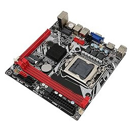 ITX Gaming Motherboard, B75 MS LGA 1155 16GB Motherboard, Support DDR3 Memory, with VGA, HDMI, USB3.0, USB2.0, PCI E 16X, NVME