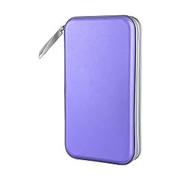 Siveit CD Case Holder, 80 Capacity CD/DVD Case Holders Wallet Hard Plastic CD DVD Disc Cases Storage Binder for Car Home Office
