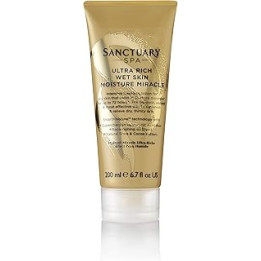Sanctuary Spa Body Lotion, 200 ml, Ultra Rich Wet Skin Moisture Miracle for Dry Skin, Vegan and Cruelty Free(Packaging May vary)