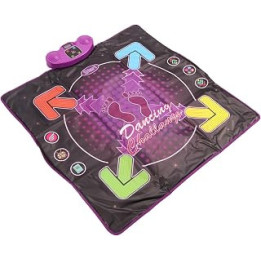 Electronic Dance Mat, 8 Difficulty Levels Electronic Music Dance Pad Various Songs Waterproof Microphone for Home Play