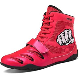 AASITZ Professional Men and Women Boxing Shoes Weightlifting Shoes Boxing Wrestling Training Breathable Wrestling Boots