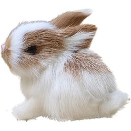HshDUti Plush Rabbit Toy, Children Lovely Plush Stuffed Doll Toys Simulation Animal Doll Plush Sleeping Rabbit Toy for Kids