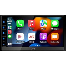 JVC KW-M785DBW Digital Media AV Receiver with Wireless CarPlay & Android Car (4 x 50 W, DAB+/FM, BT, 3 x Pre-Out 2.5 V, USB,