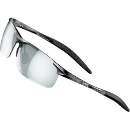 Men's Sports Polarized Sunglasses For Driver Golf Fishing Unbreakable Metal Frame