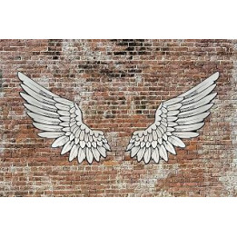 Wings Wall Art Decor - Wood - Modern Art - Layered Art - Wood Plant Panel Active