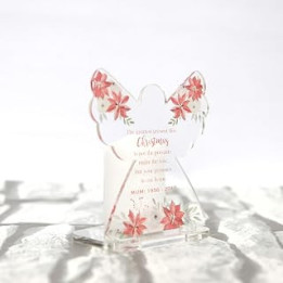 Personalised In Loving Memory Remembrance Candle Holder Tea Light Christmas Table Decoration Advent Memorial Gift Present