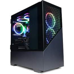 CYBERPOWERPC Luxe Gaming PC - Intel Core i9-11900KF, Nvidia RTX 4070 12GB, 32GB RAM, 1TB NVMe SSD, 650W 80+ PSU, Wi-Fi, Liquid