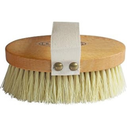 Lilywoods Professional Body Bath Brush with Extra Long Cactus Bristles and Hand Strap
