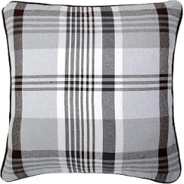 LIZZIE JACOBS New Tartan Check Pattern Luxury Cushion Covers 100% Cotton Super Soft Comfortable Material Regular 18 inch or