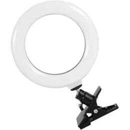 UKCOCO Conference Fill Light Ring Light for Phone Computer Ring Light Desktop Ring Light Video Phone Holder Photography