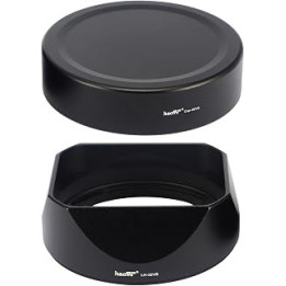 Haoge Lens Hood Bayonet Metal Square for Fujifilm XF35mmF2 R WR, Fuji XF23mmF2 R WR XC 35mm F2, Fuji 35mm F2 Hood, 23mm F2