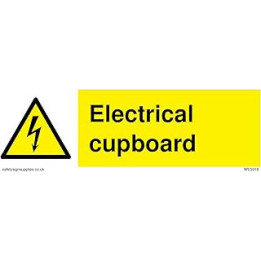 Viking Signs WE5918-L15-V Electrical cupboard, 0.2 mm*50.0 mm*150.0 mm, Black