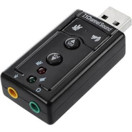 KauI 7.1 Channel USB External Sound Card Audio Adapter