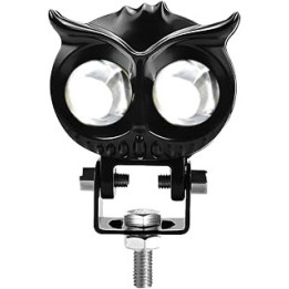 Motorcycle Driving Lights - 40W Modified Owl Motorcycle Working Lights,Waterproof Spot Driving Light for Motorbike ATV Bicycle