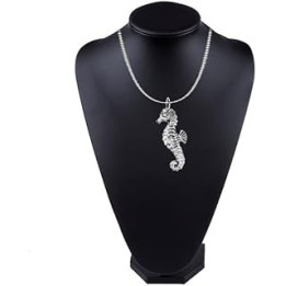 Seahorse Pendant on a 925 sterling silver Necklace Handmade 18 inch chain ppa06 gift boxed