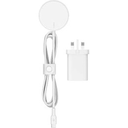 Belkin MagSafe Charger, Magnetic Wireless Phone Charging Pad (20W Power Adapter Included with 2M Extra-Long Cable for iPhone