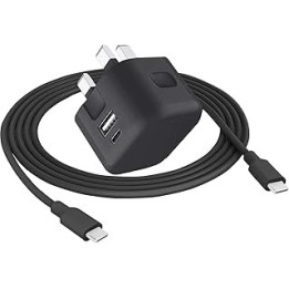 For Samsung Galaxy Z Flip 4/Z Fold 4/Z Flip 5/Z Fold 5/A14/A34/A54/S23/S23 Ultra/A23 Charger 20W Dual Port USB & Type C PD