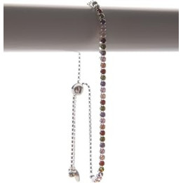 925 Rainbow slider bracelet