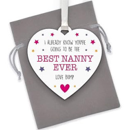 Gifts for Nanny To Be - Personalised Nanny To Be Gifts From Bump - Bump Gifts for Nanny Nan Nanna Nana Granny - Pregnancy