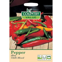 Pepper Hot Chilli Mixed Seeds by Country Value