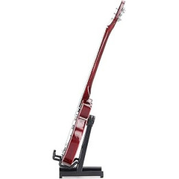 Dilwe Miniature Electric Guitar, 1:6 Scale Basswood Electric Guitar Mini Replica Ornament for Any Music Lover and KidsAnimal