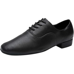Formal Shoes for Men Clearance Mens Standard Latin Dance Shoes Lace-up Salsa Tango Samba Jazz Rumba Ballroom Jazz Modern Tango