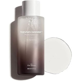Haruharu Wonder Black Rice Hyaluronic Toner 10.1 fl oz (300ml), Panax Ginseng liposome with Saponin, Fermented Rice Extract,
