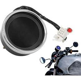Home Motorcycle Tachometer, Speedometer Replacement Accessory Oil Gauge with Display Screen, Digital Instrument Motorbike